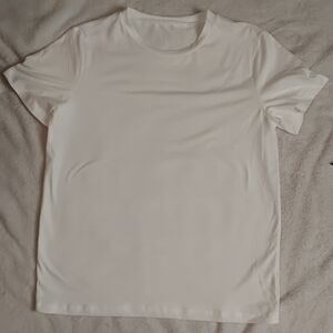 Elegant White Short Sleeve Women's Tee